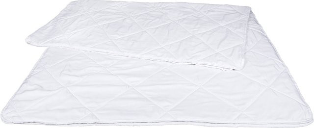 Sensation 4-Jahreszeitenbett in Weiss, B/B: 135 x 200 cm, Oeko-Tex Standard 100 zertifiziert - Bild 1