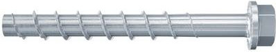 Fischer Betonschraube Ultracut FBS II aus Stahl in Silber mit Sechskant-Antrieb, Durchmesser: 10 mm, Länge: 100 mm, Packung mit 50 Stück - Bild 1