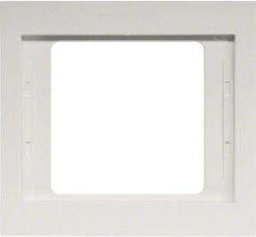 Berker Rahmen 1-fach pws/gl IP44 in Weiß - Bild 1
