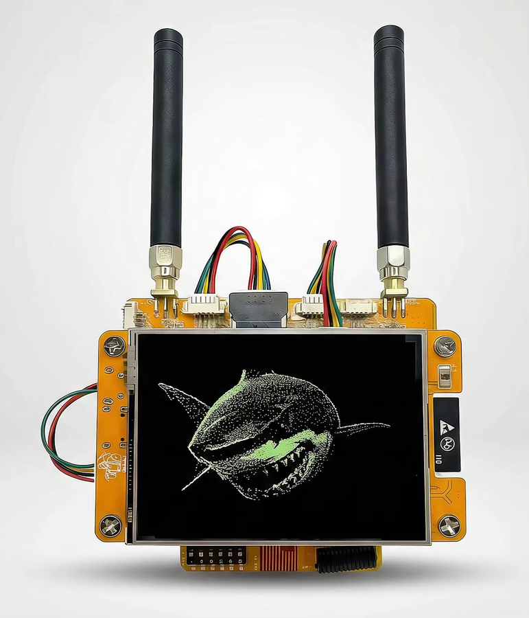 NM-RF-Hat Companion Hat Multi-Band RF Modul für CYD Bruce ESP32-2432S028 mit NRF24, PN532 NFC, CC1101, IR OOK und TF Slot von Heltec Automation - Bild 2