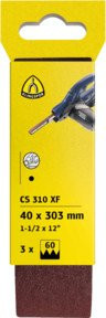 Klingspor Schleifband CS 310 XF für Metall, Körnung 40, Breite: 13 mm, Länge: 457 mm - Bild 1