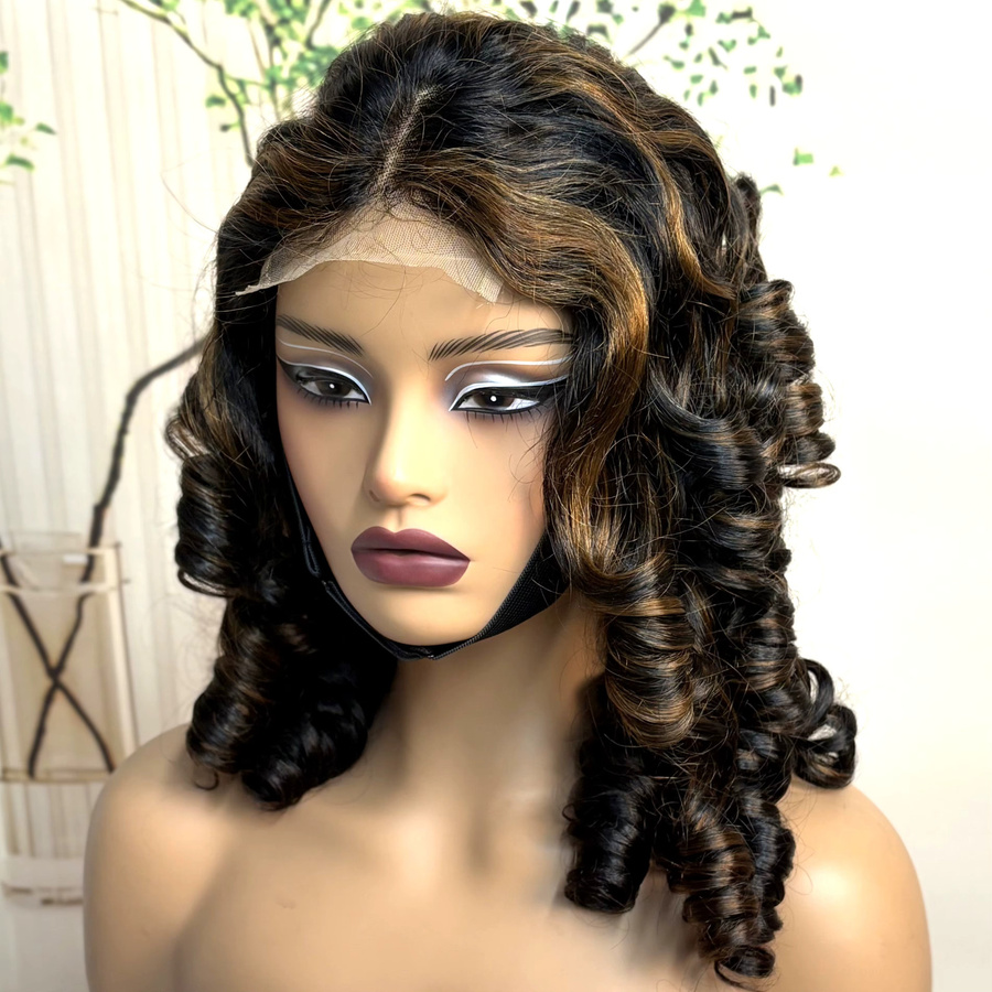 MISHELL Perücke, Loose Wave Echthaar, 22 Zoll, Damen - Bild 2