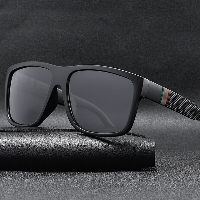 Oversize-Sonnenbrille, Unisex, Vollrand, quadratisch, Kunststoff - Bild 1