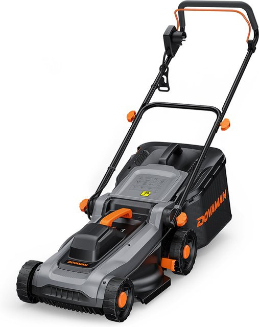 DOVAMAN Elektrischer Rasenmäher in Schwarz mit 1500W Leistung, 36cm Schnittbreite, 40L Grasbehälter und 2-in-1 Mulch- und Aufsammelfunktion - Bild 1