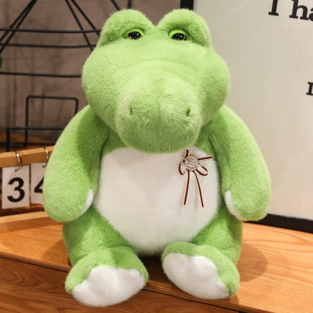 Linyi toy Krokodil Plüschtier, Grünes Krokodil Kissen, Plüsch / Textil - Bild 1