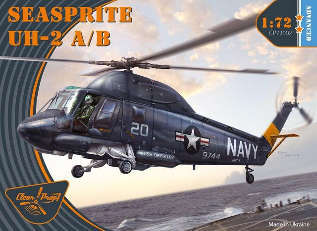 Clear Prop UH-2A/B Seasprite, Modellfahrzeug, 1:72, Grau - Bild 1