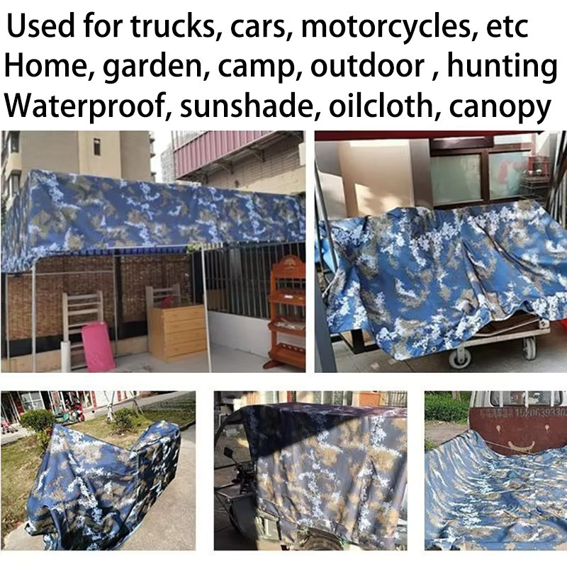 Wasserdichte Oxford-Plane als Regenschutz und Baldachin in Papageienfarben aus Polyester - Bild 2