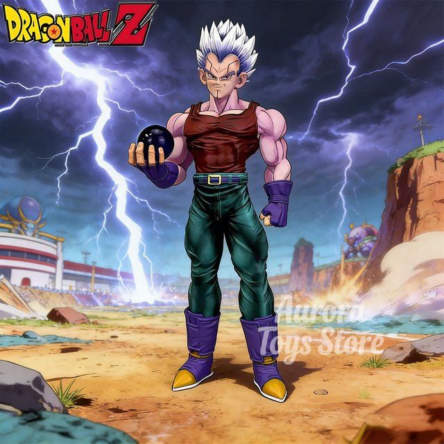 Bandai Dragon Ball Z GT Baby Vegeta Anime Figur aus PVC, Multicolor, Höhe: 27 cm - Bild 1