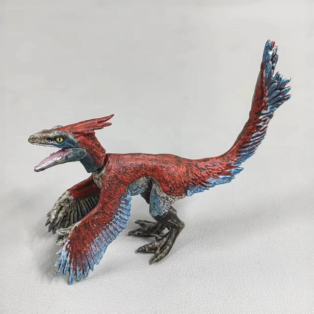 Fashnics Jurassic Mini-Dinosaurierwelt, Modellspielzeug, rot, ab 14 Jahren - Bild 1