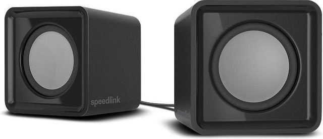 Speedlink TWOXO Stereo PC-Lautsprecher, schwarz - Bild 1