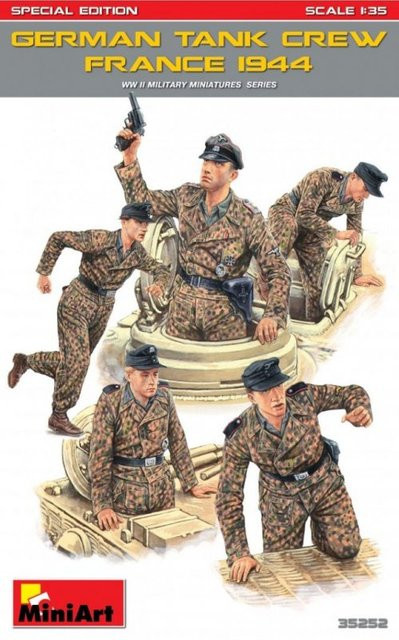Miniart German Tank Crew (France 1944) Special Edition, Fahrzeuge - Bild 1