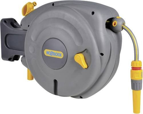 Hozelock AutoReel Gartenschlauchaufroller Wandmontage Grau Gelb mit 10m Schlauch - Bild 1