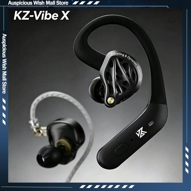 KZ Vibe X In-Ear Kopfhörer mit Niederfrequenz-Vibration und HiFi-Tiefbass für Musik und Gaming - Bild 1