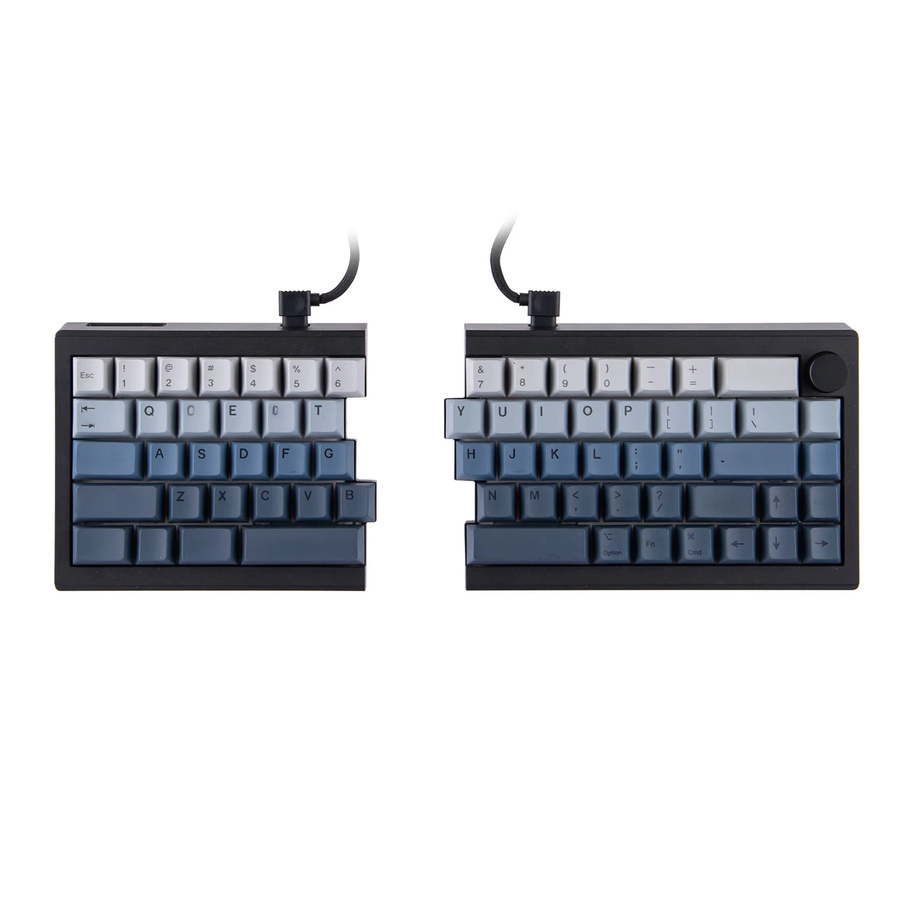 EPOMAKER Split65 Mechanische Tastatur mit 60 % Layout, Hot-Swap, RGB-Beleuchtung, Drahtlos via Bluetooth 5.0 oder 2,4 GHz und Wired, Farbe: Schwarz - Bild 5