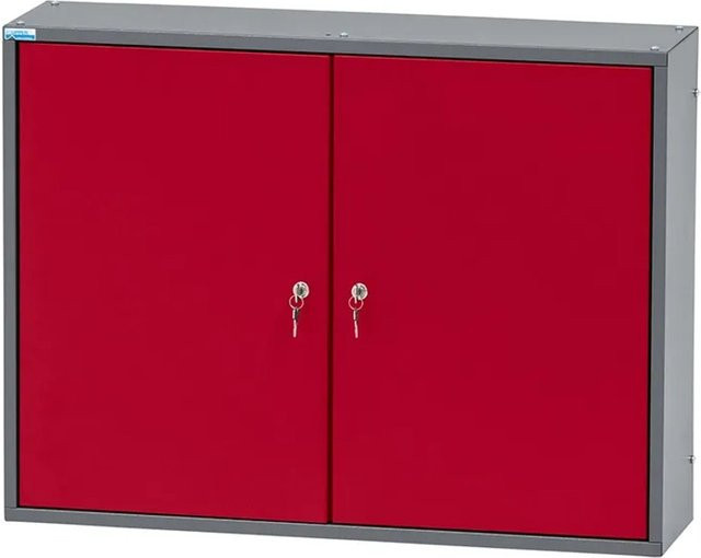 Küpper Hängeschrank 2-Türig mit 36 Sichtboxen Dunkelrot B/T/H: 60 x 20 x 80 cm - Bild 1