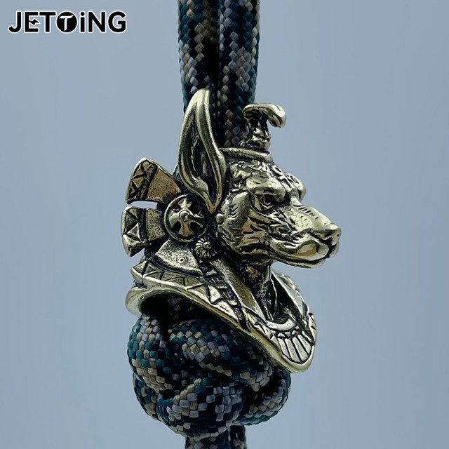 JETTING Anhänger Messing, Schakal Kopf, Unisex - Bild 1