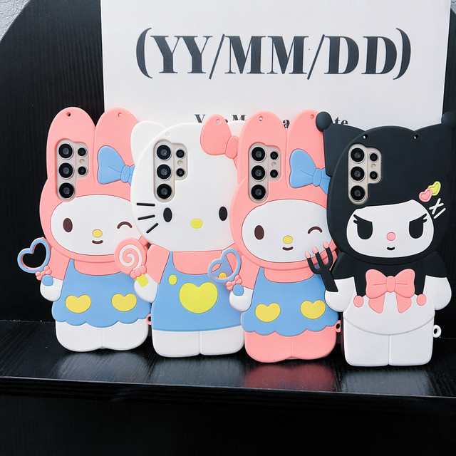 Niedliche Hello Kitty Kuromi Melody Handyhülle für Samsung Galaxy S20 S21 S22 S23 S24 S25 S26 Plus Ultra FE A53 A57 A15 A16 A25 A35 - Bild 1