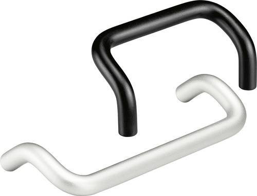 Rohde Gehäuse-Griff AE-10.086.04 aus Aluminium in Schwarz Matt, 5er Set, L: 96 mm, B: 10 mm, H: 45 mm - Bild 1