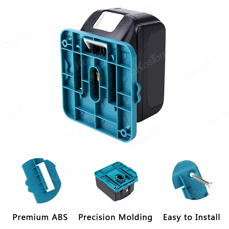 Wandhalterung für Makita 18V Li-Ion Akkus zur Batterie-Lagerung und Werkzeug-Organisation - Bild 4