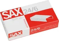 Sax Heftklammern 24/6 aus Metall in Silber - Bild 1