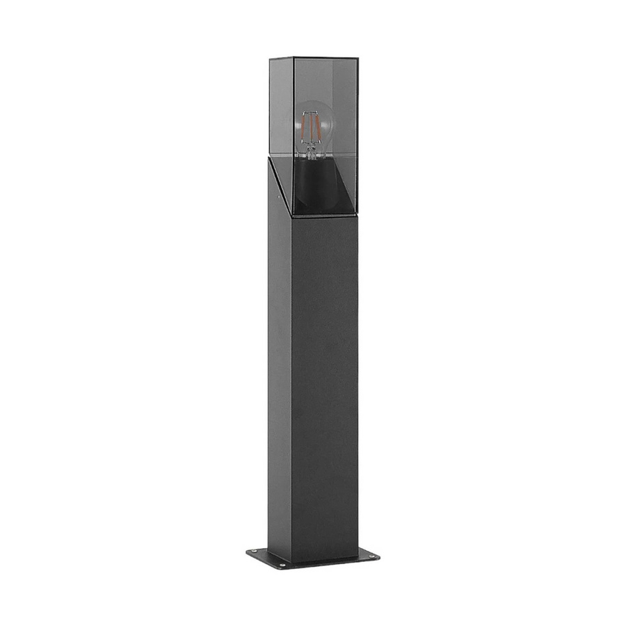 Lucande Außenleuchte Fiola Modern Schwarz aus Aluminium, 1-flammig E27, IP54 für Garten - Bild 2
