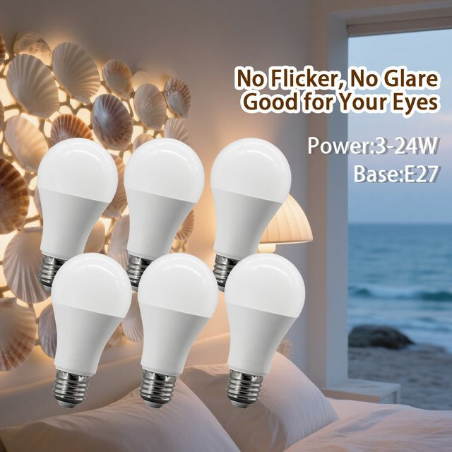 10er Set Gatetop E27 LED-Leuchtmittel, weiß, 90 LM/W, für Innenräume - Bild 1