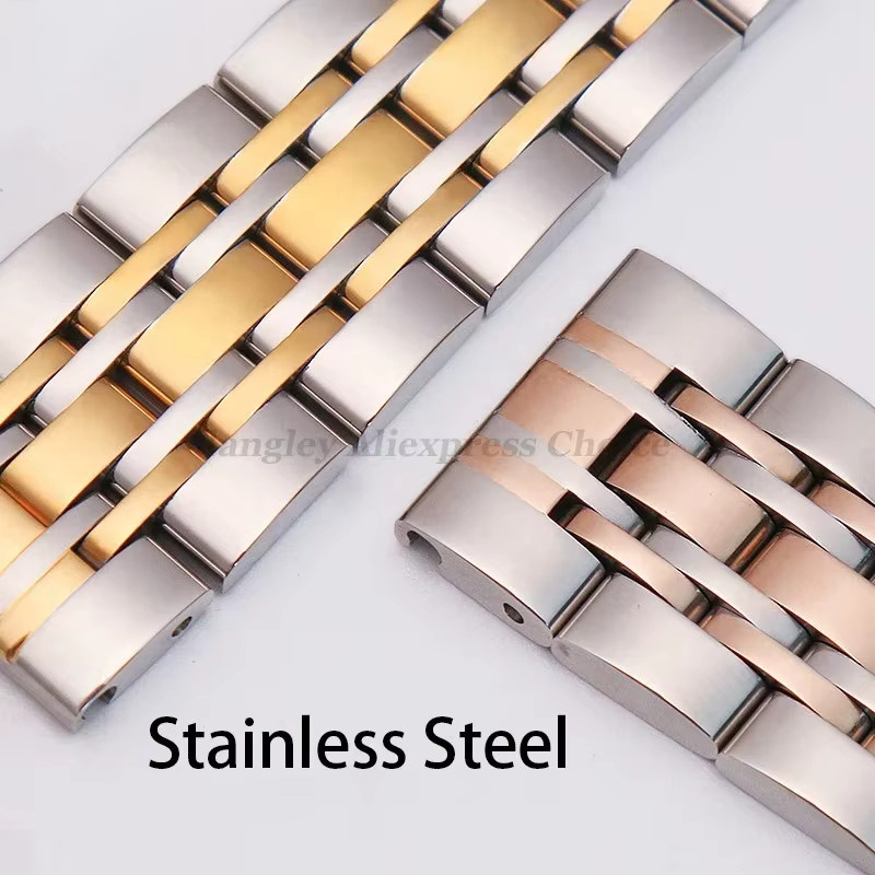 Uhrenarmband Edelstahl, Silber, Unisex - Bild 3