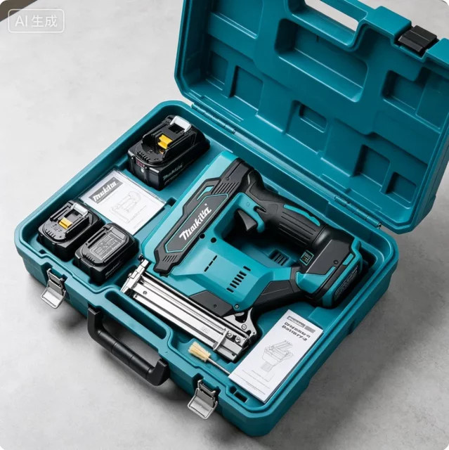 Makita 2-in-1 Akku Elektrowerkzeug: Bürstenloser Elektro-Nagler und Heftgerät für 18V Akkus mit 30mm Nagelung - Bild 1