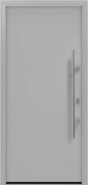 EcoStar Haustür Isopro IP 010 in Weißaluminium mit DIN Rechtsausführung, B: 110 cm, H: 210 cm - Bild 1