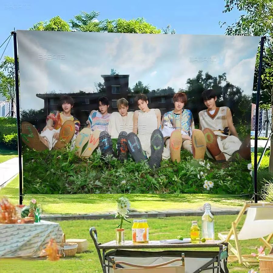 MINISO NCT Wish Hanging Banner Werbeflagge für Kunst Promotion - Bild 4