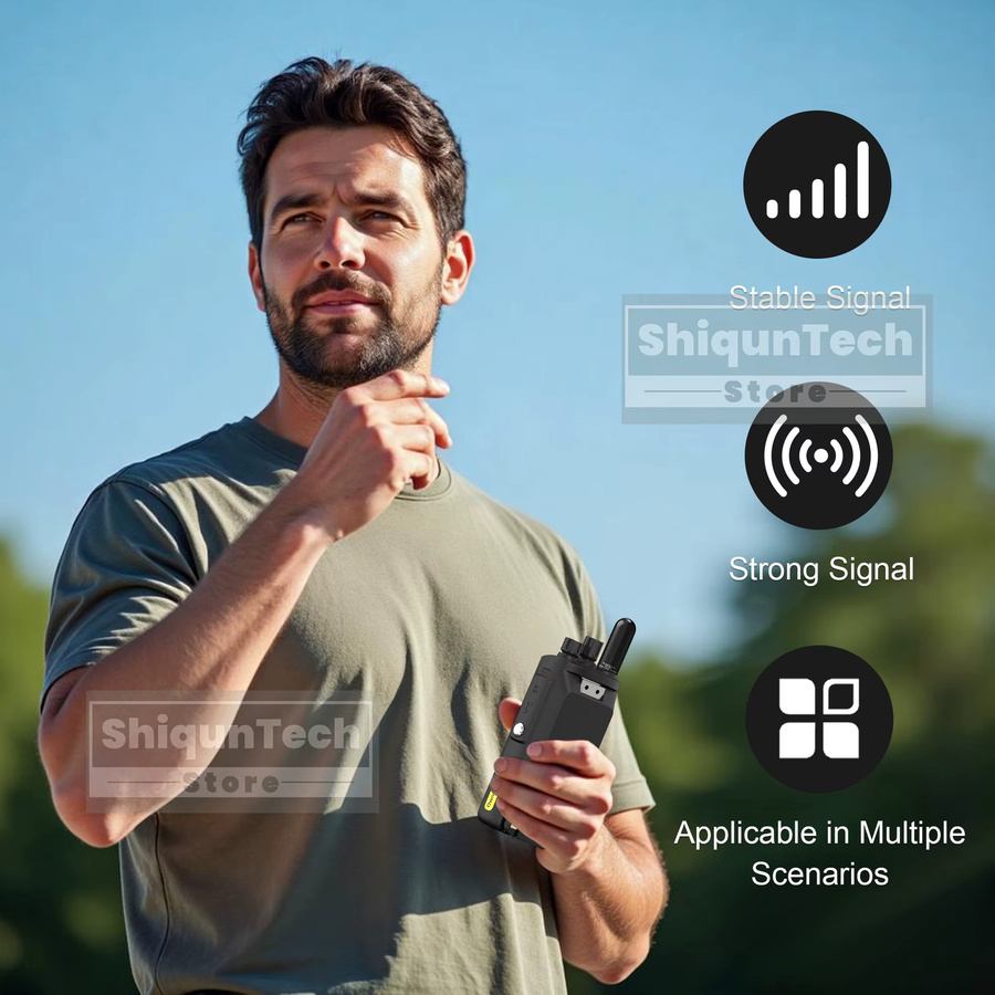 Nagoya NA-805 Mini Dual Band Antenne mit SMA-Stecker in Schwarz für Walkie Talkies wie TH-UV8000D, MD-UV390 Plus und MD-UV380 - Bild 4