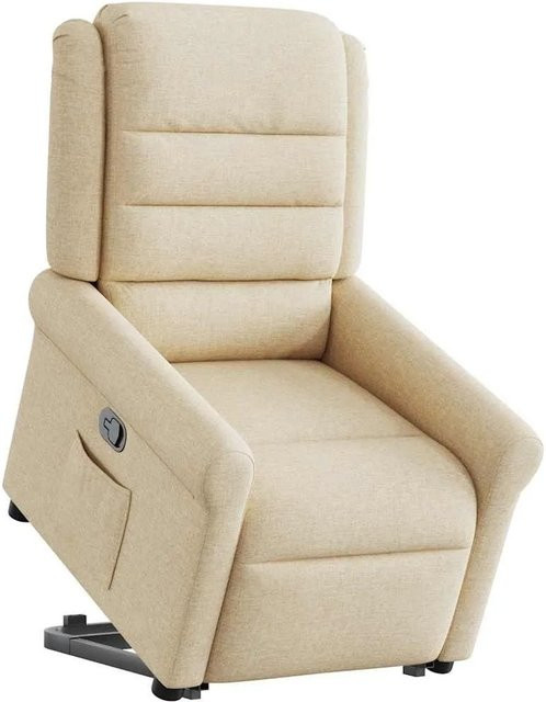 vidaXL Relaxsessel mit Aufstehhilfe in Beige aus Stoff mit Lift-Assist für Senioren - Bild 1