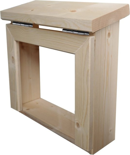 Karibu Steuergerätverkleidung für Außenbereich Naturbelassen B/T/H: 34 x 31,8 x 15,7 cm - Bild 1