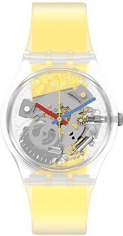 Swatch Armbanduhr, Quarz, Kunststoffgehäuse, 34 mm, Silikonarmband, Damen, gray - Bild 1