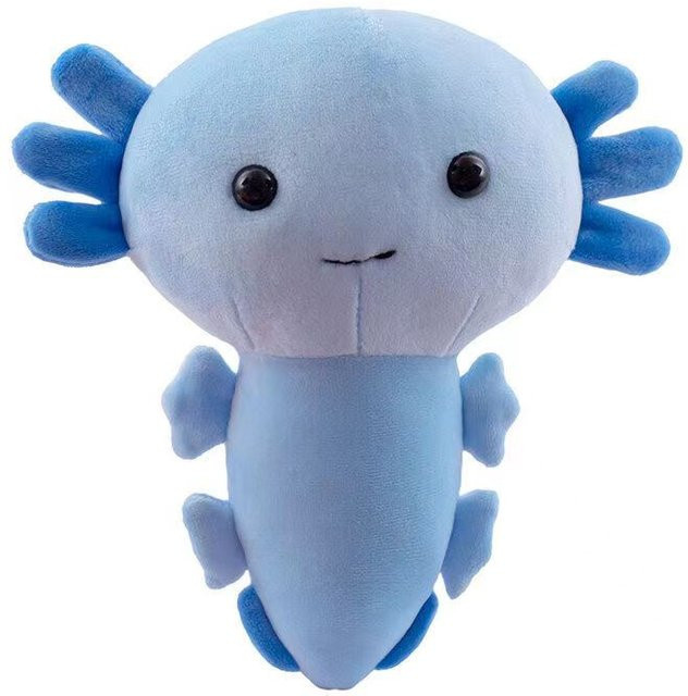 Yiran Health & Beauty Axolotl Plüschtier, Plüschkissen, Blau - Bild 1