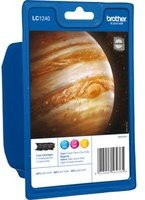 Brother LC1240 Rainbow-Pack Druckerpatronen Set mit Cyan, Magenta und Gelb für Inkjet-Drucker - Bild 1