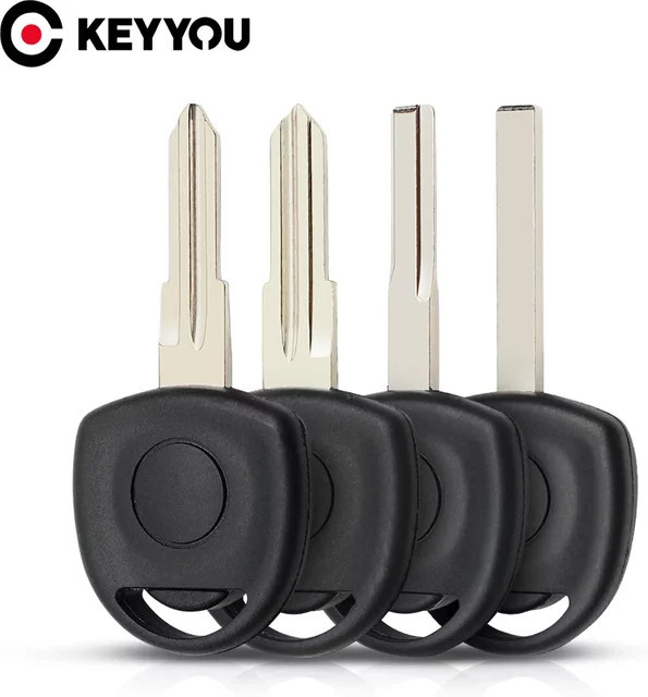 Keyyou Ersatzgehäuse für Autoschlüssel passend für Opel Vauxhall Astra Corsa Tigra Combo Vectra Agila Chevrolet Cruze Buick, Remote Key Case Shell, Schwarz - Bild 1