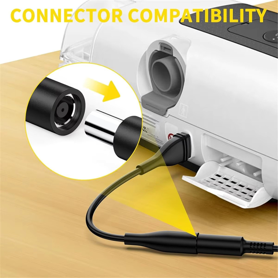 BHBL DC-Konverter Ladekabel für AirSense 10 und AirSense 11 Geräte in Schwarz - Bild 3