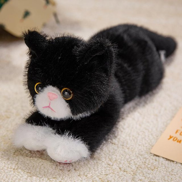 Binchi Fitness Liegende Katze Plüschtier, Getigerte Katze, ab 14 Jahre - Bild 1