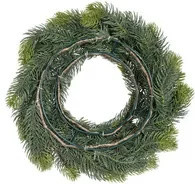 Everlands Weihnachtskranz Winnipeg in Grün, Durchmesser: 40 cm - Bild 1