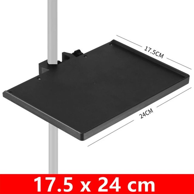 Binchi Outdoor Product Soundkarten-Tablett und universeller Live-Mikrofonständer Clip-Halter für Aufnahmestudios in Schwarz - Bild 1