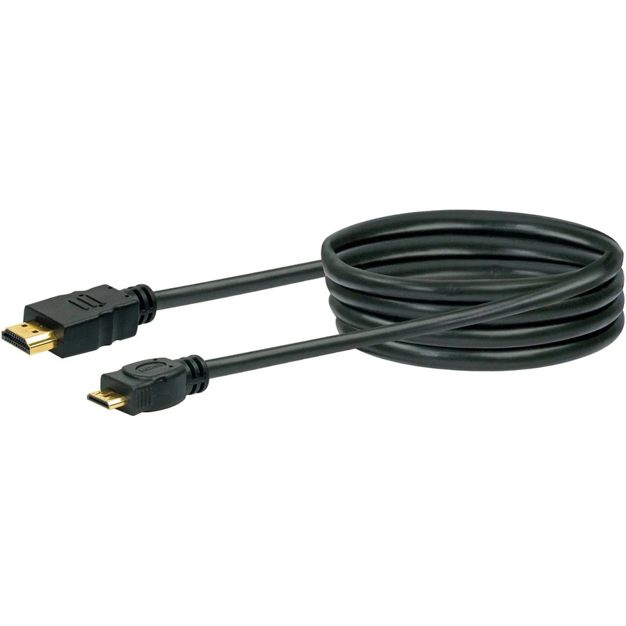 Schwaiger High-Speed HDMI-Mini-Kabel mit Ethernet in Schwarz, Länge: 1,5 m - Bild 2
