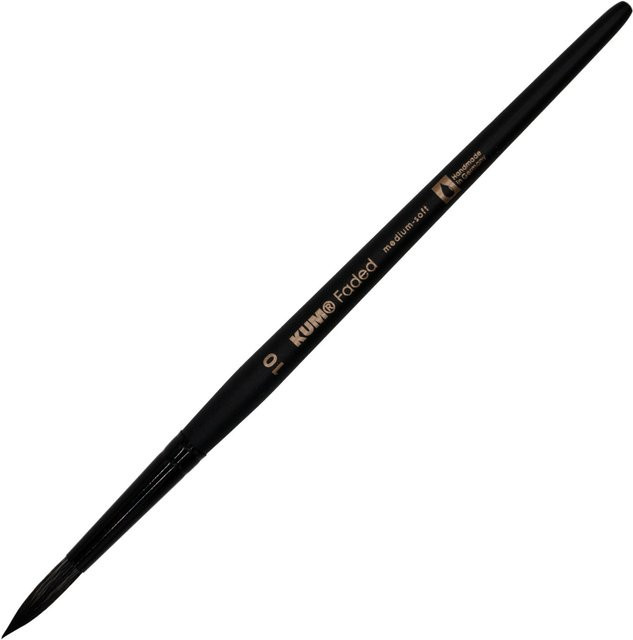 KUM Pinsel Faded Round 10 Schwarz für Professionals - Bild 1