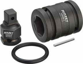 Hazet Schlag- und Maschinenschrauber Adapter 1007S-7/4 in Schwarz mit 20 mm Vierkant hohl und 12,5 mm Vierkant massiv - Bild 1