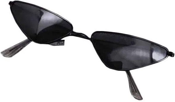 Franky Cosplay Sonnenbrille Cat-Eye, Metall, Vollrand, Unisex, black - Bild 1