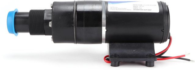 Aimo Abwasserpumpe mit Schneidwerk für Toilette, Küche oder Wohnmobil, DC 12V, Schwarz, Technischer Kunststoff - Bild 1