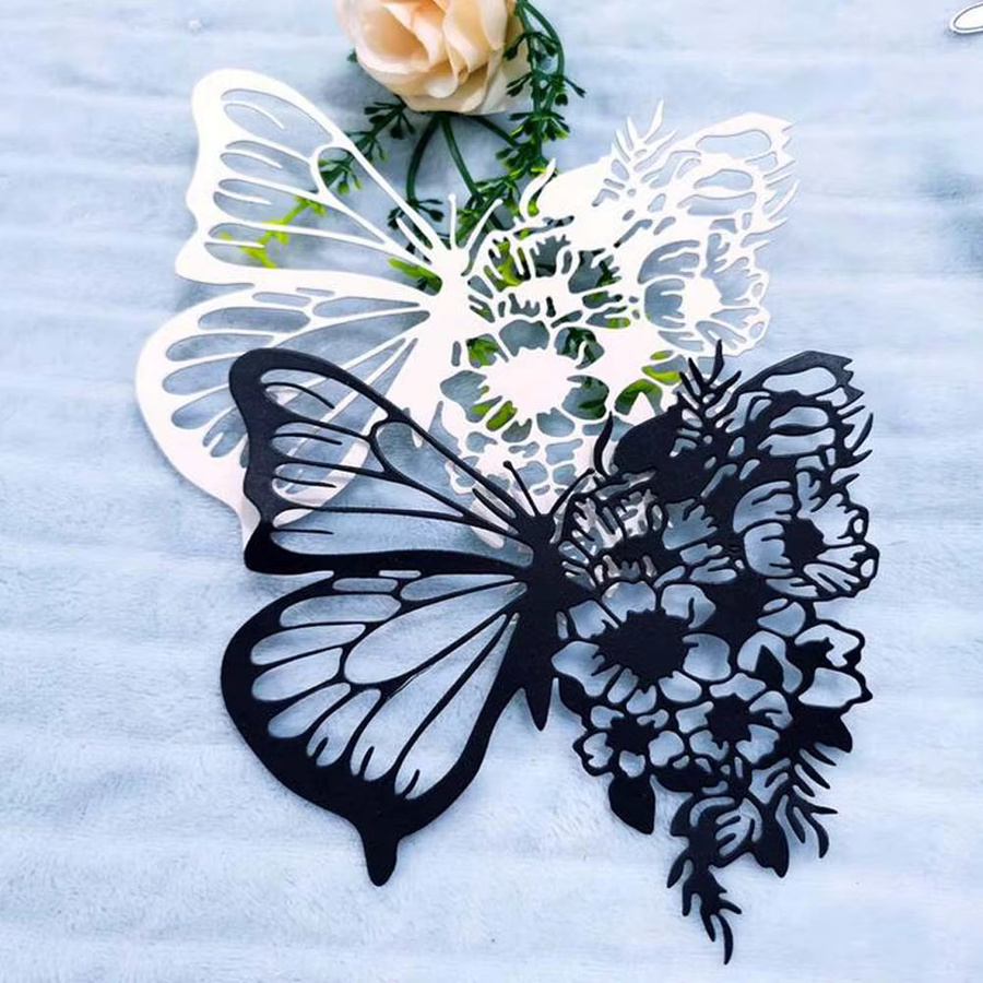 Schmetterling Metall Schneideform für DIY Scrapbooking und Papierdekoration als Bastelvorlage für Karten und Handwerk - Bild 2