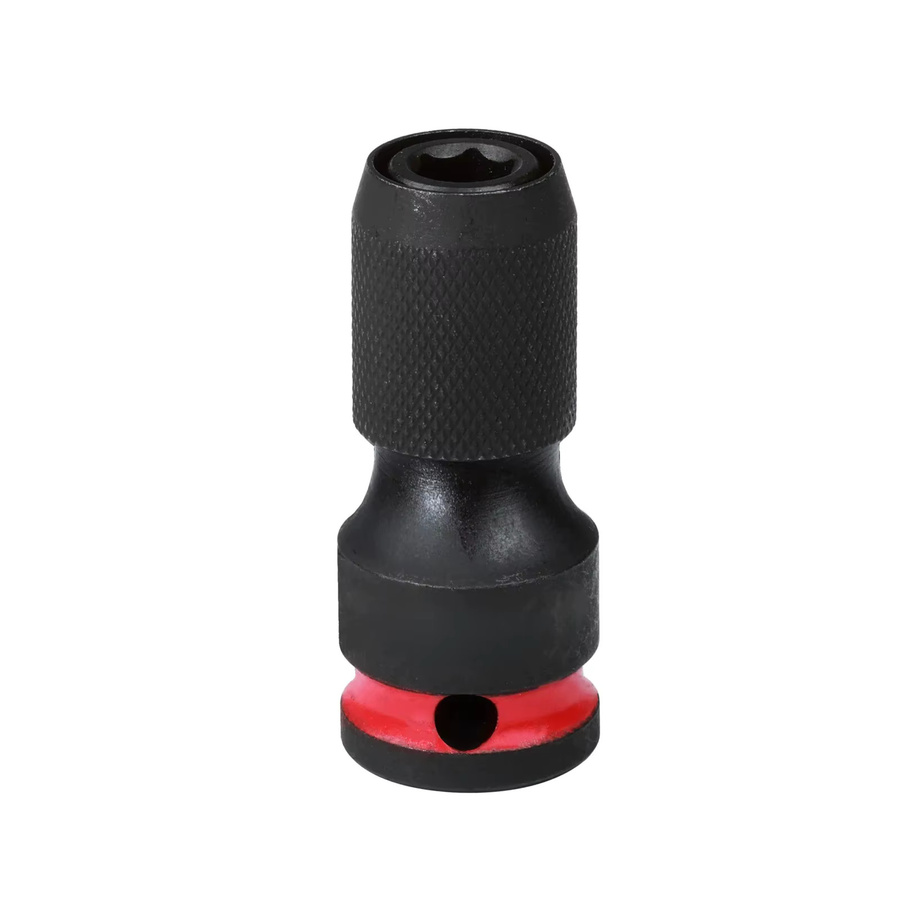Geinxurn Schlagschrauber-Bithalter Adapter von 3/8 Zoll Vierkantantrieb auf 1/4 Zoll Innensechskant Schnellspanner in Schwarz - Bild 6
