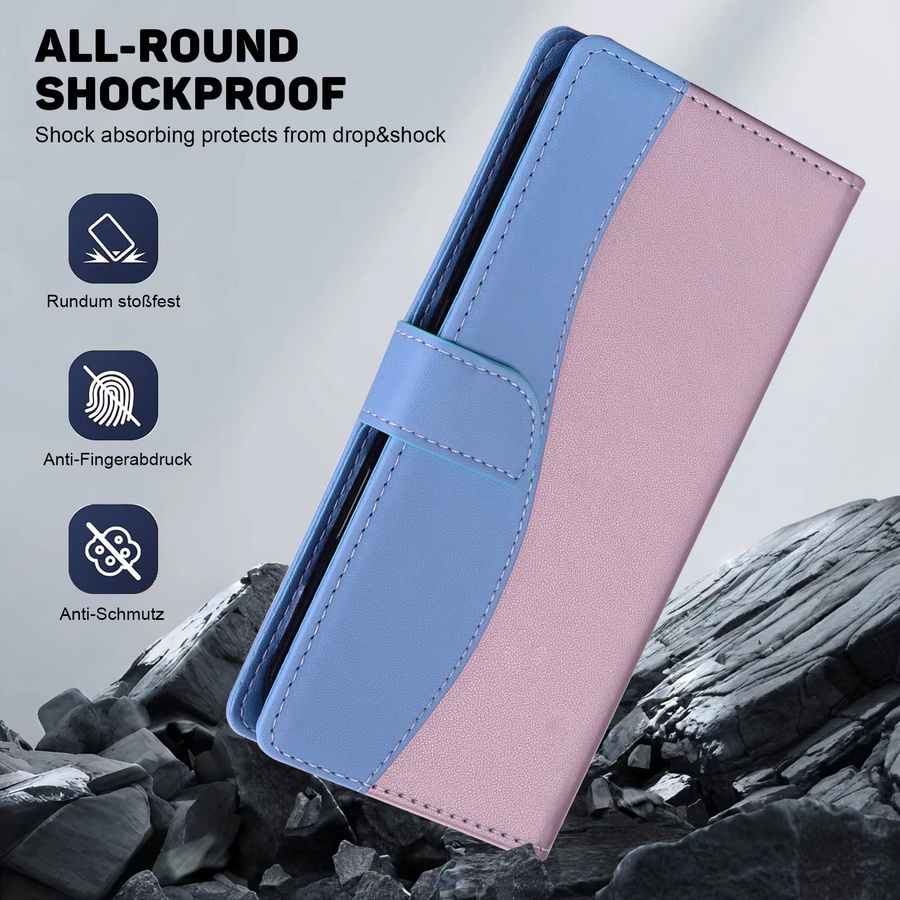 Magnetische Lederhülle mit Flip-Abdeckung als Brieftasche für Honor Modelle 9 20 20i 20E 30i 50 X7 X8 X9 X30 Pro Lite - Bild 1