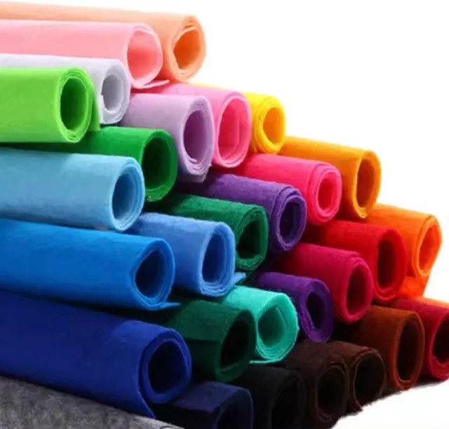 Filzstoffbögen in Multicolor für DIY, Basteln und Patchwork, quadratisch, J10300 - Bild 1